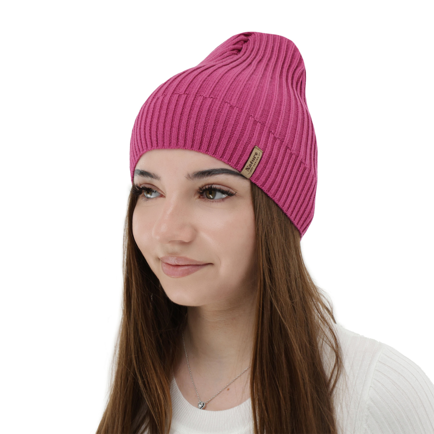 Dames muts voor lente, herfst, , met katoen, grijs, Mirona