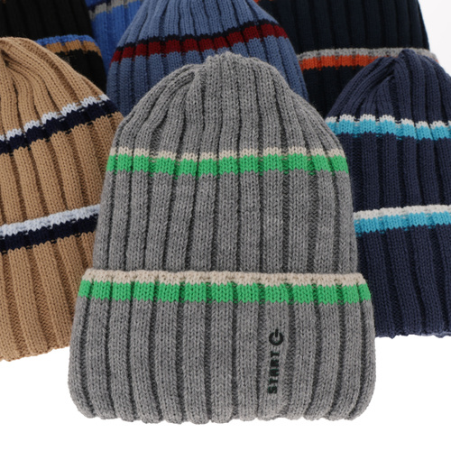 Ensemble d'hiver garçon: bonnet et snood, bleu, Bastien