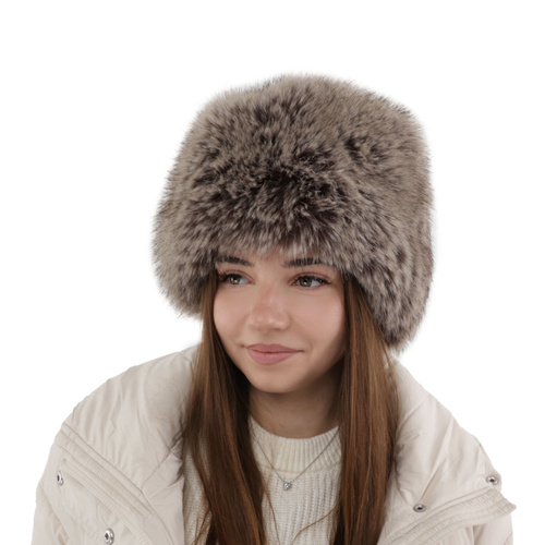 Bonnet d'hiver femme, beżowy, doublé de laine polaire, Holly