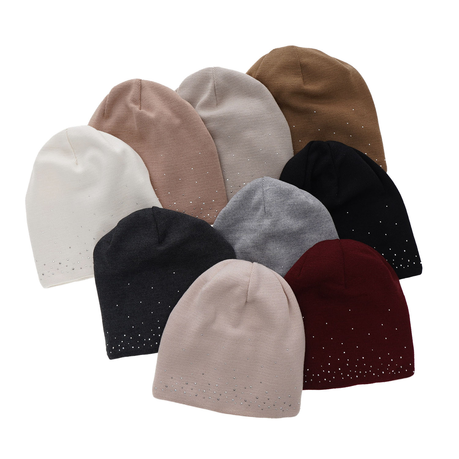 Dames wintermuts, roze, met merinowol, Minerwa