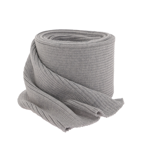 Écharpe d'hiver homme, grise, 100% Laine Mérinos, Brayan