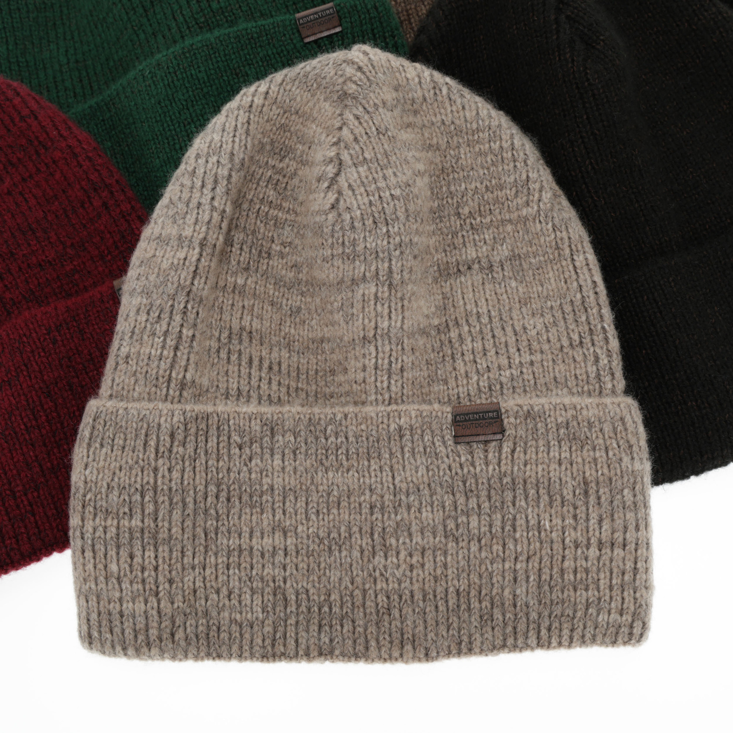 Heren wintermuts, marineblauw, met merinowol, Korins