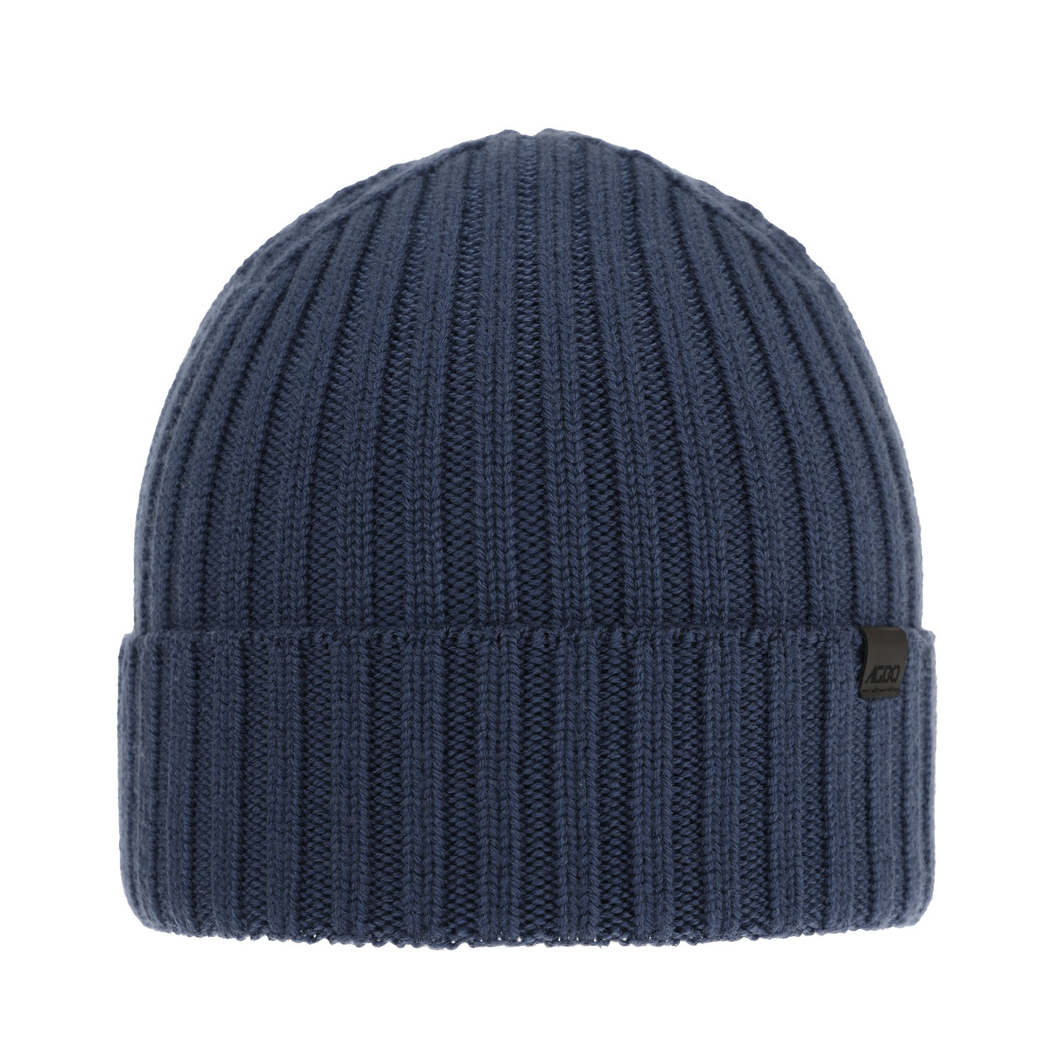Bonnet d'hiver homme, bleu, avec laine mérinos, Nathan