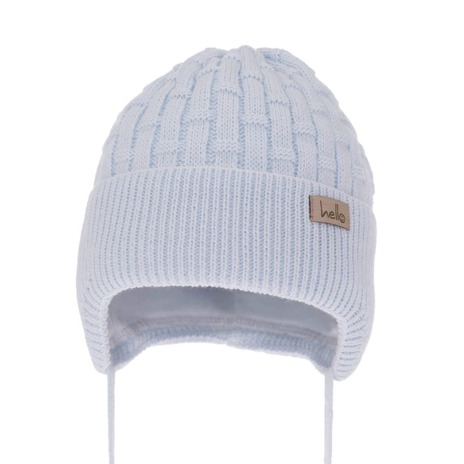 Bonnet automne/printemps garçon, bleu, avec liens, Farad