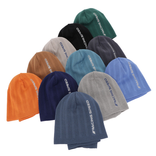 Ensemble automne/printemps garçon: bonnet et snood, met katoen, gris, coton, Kolorado