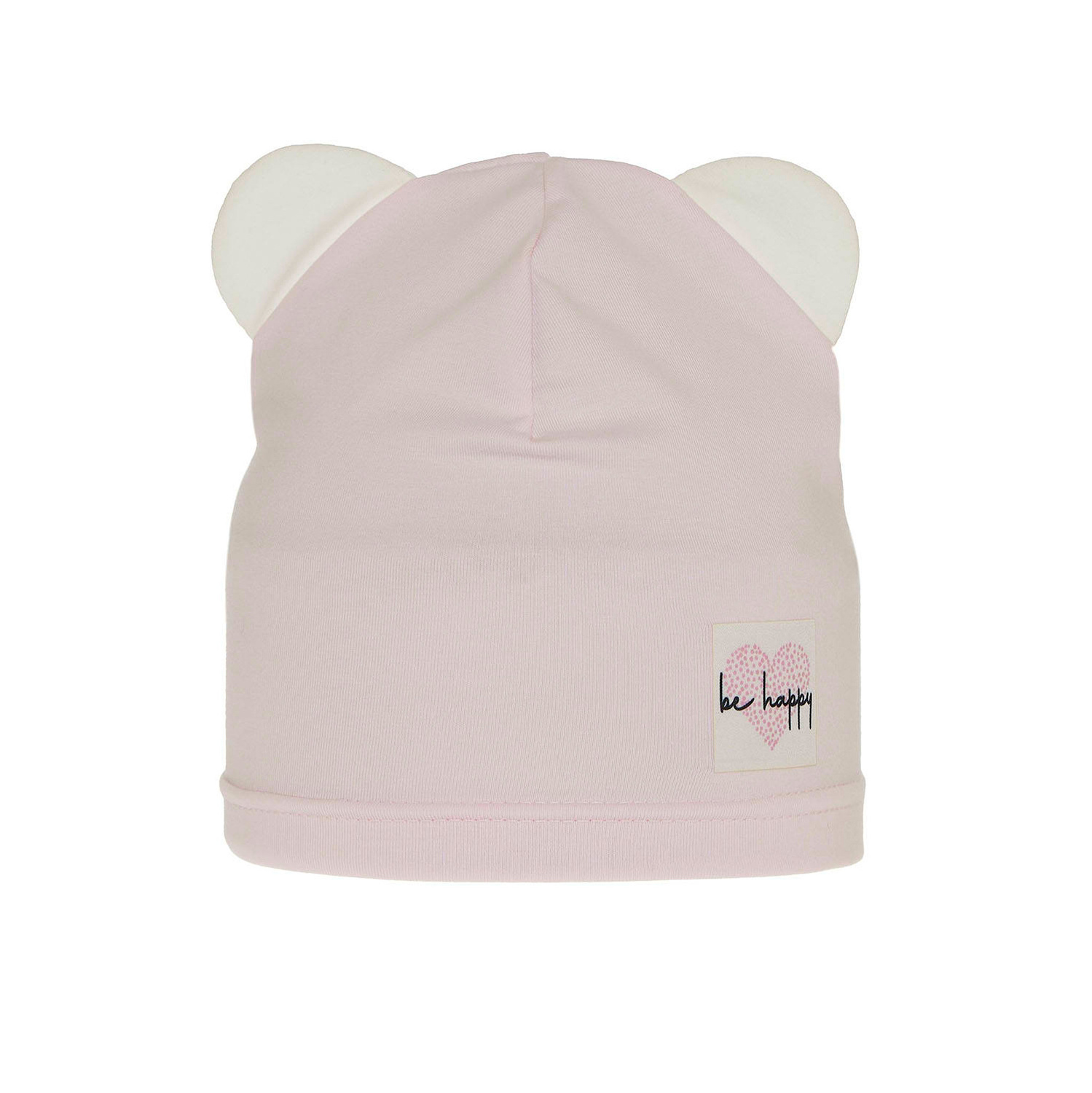 Bonnet automne/printemps fille, rose, coton, Joga