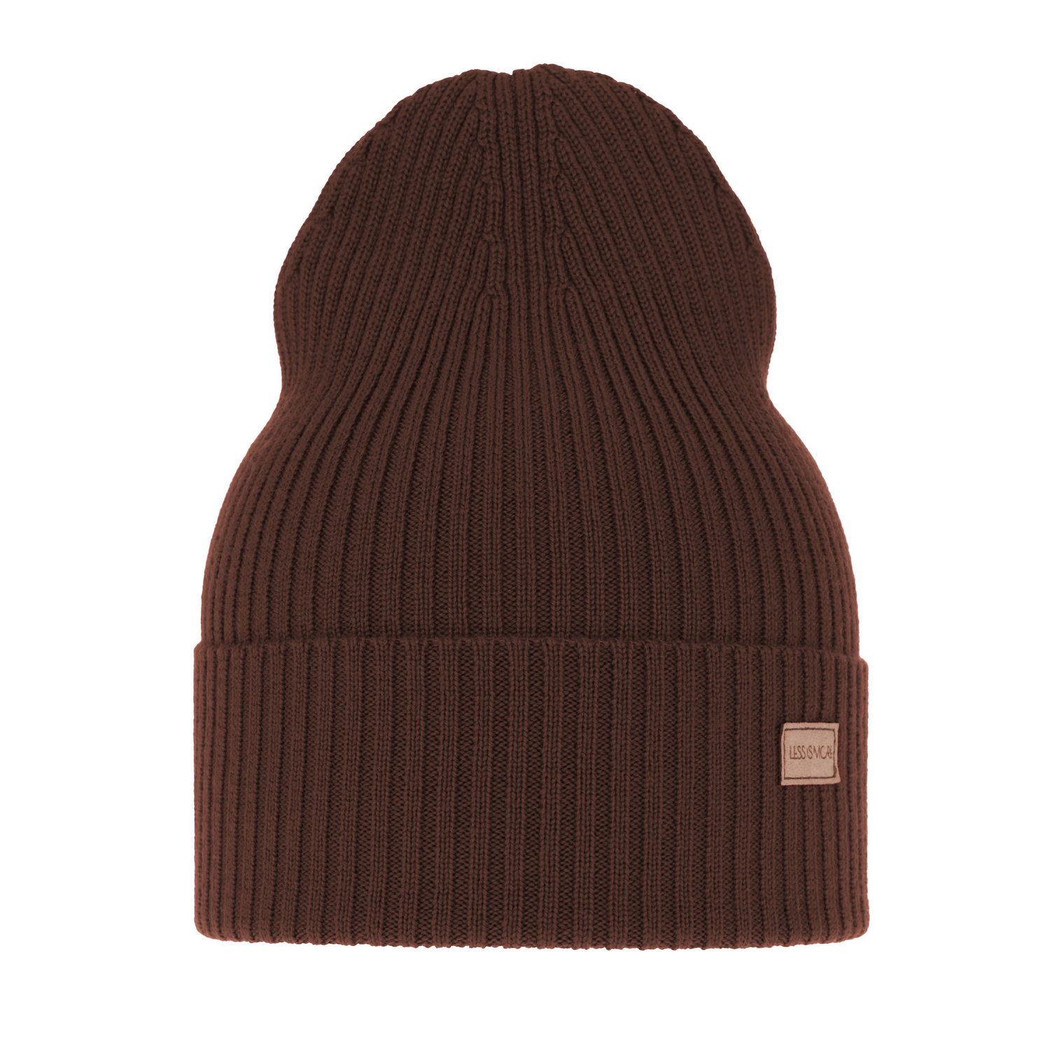 Dames wintermuts, lente, bruin, 100% Merino Wol, Sophie