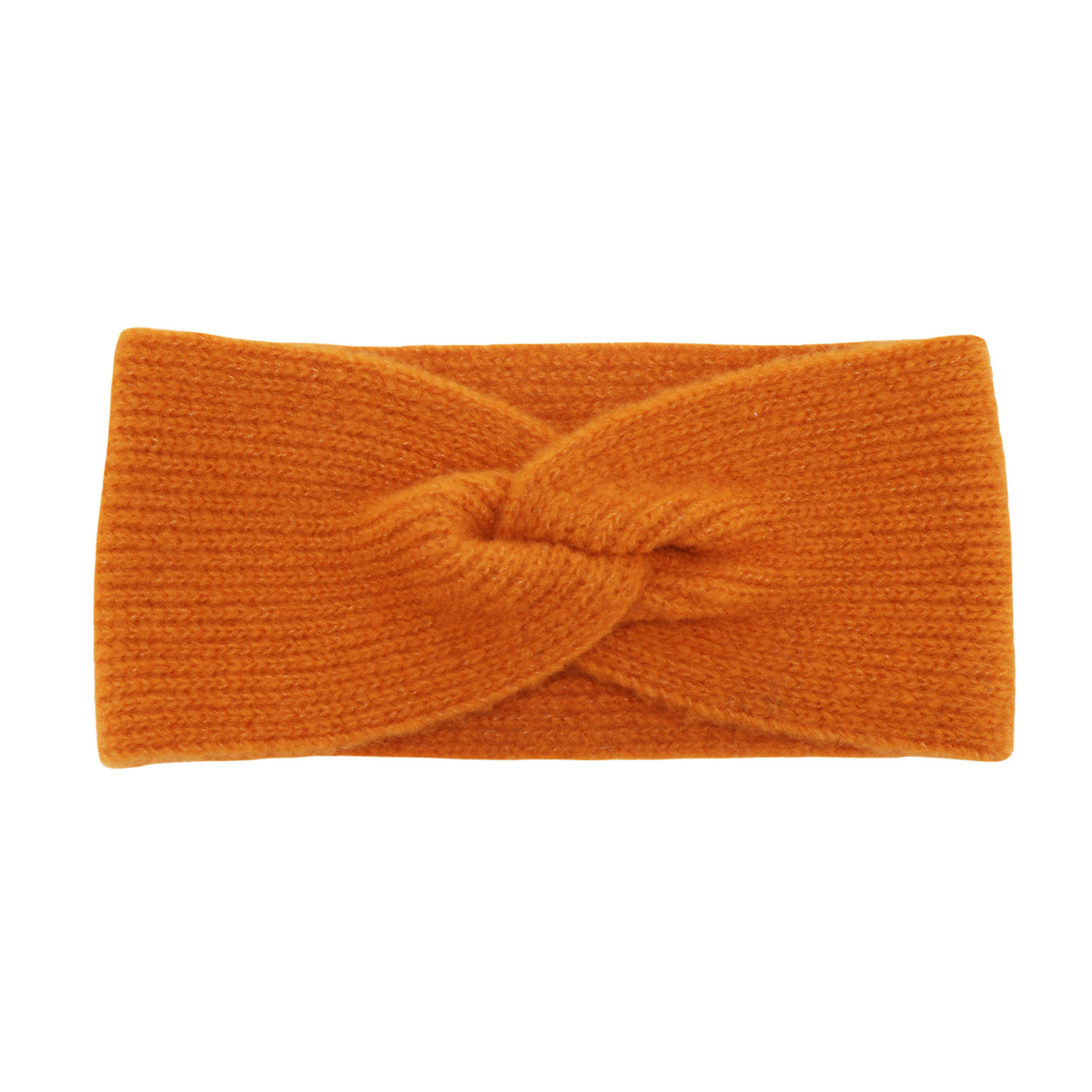 Bonnet d'hiver femme, orange, avec pompon, Florence