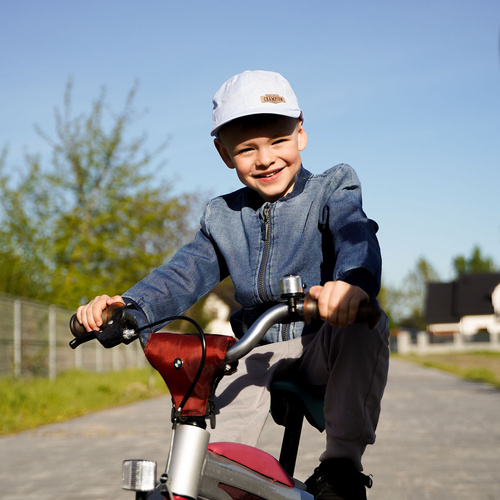 Jongens baseballpet, lichtblauw, katoen, Champion