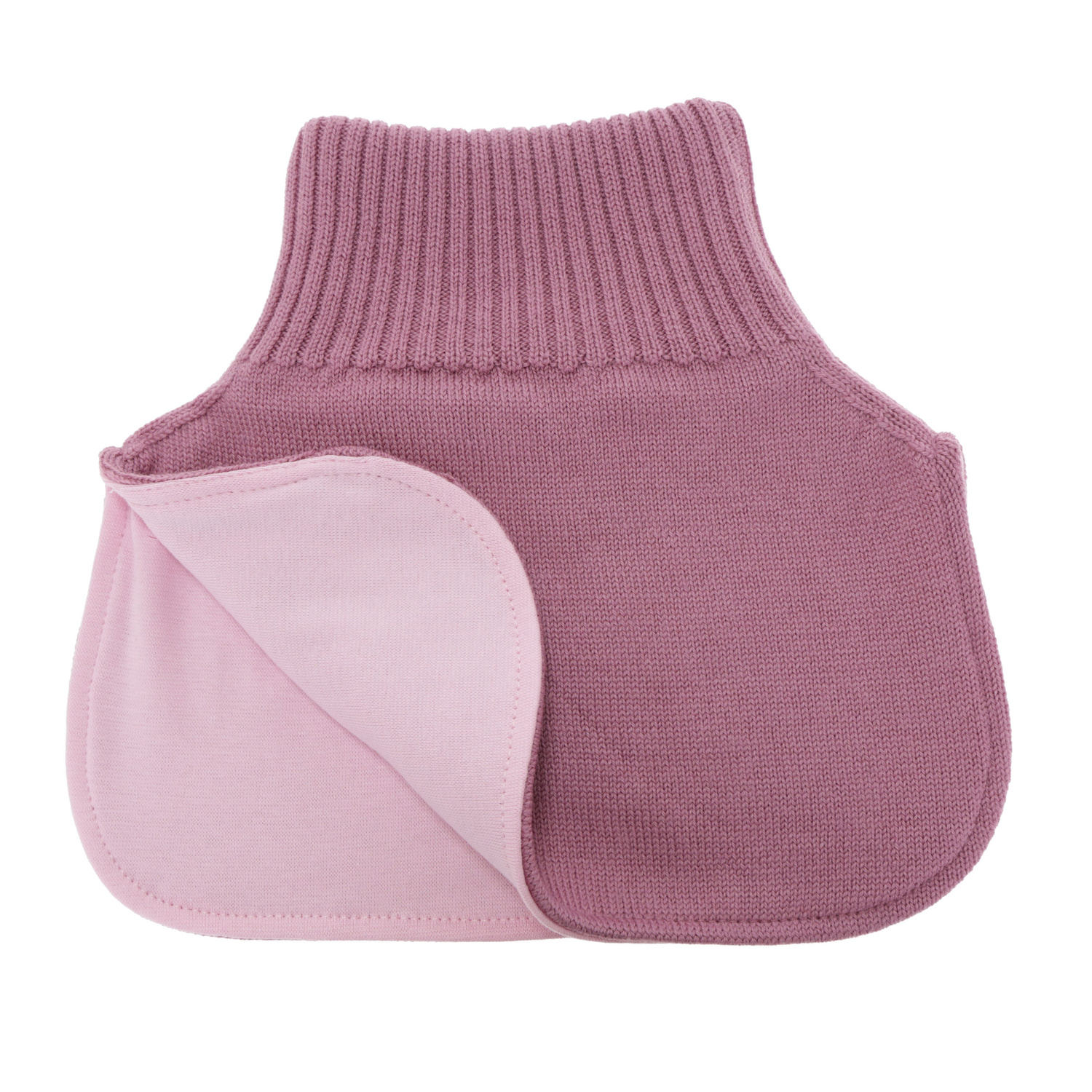 Meisjes winter buissjaal, fioletowy, 100% Merino Wol, Felice