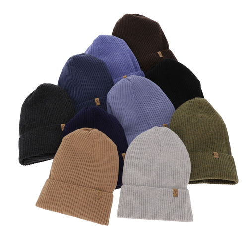 Ensemble automne/printemps garçon: bonnet et snood, bleu, 100% laine mérinos, Lemas