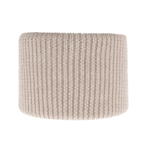 Snood d'hiver enfant, beige, avec laine mérinos, Vanilla