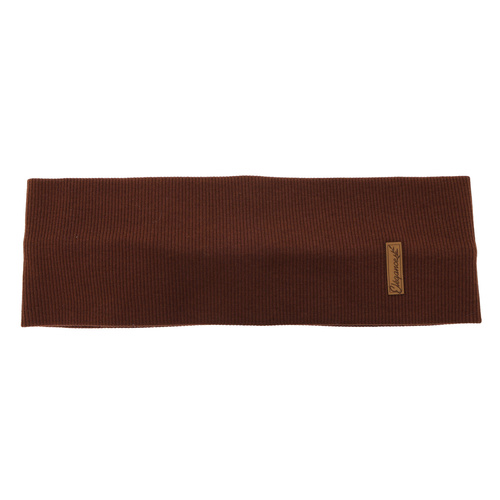 Hoofdband voor de herfst en lente, voor dames, bruin, van katoen Sharon