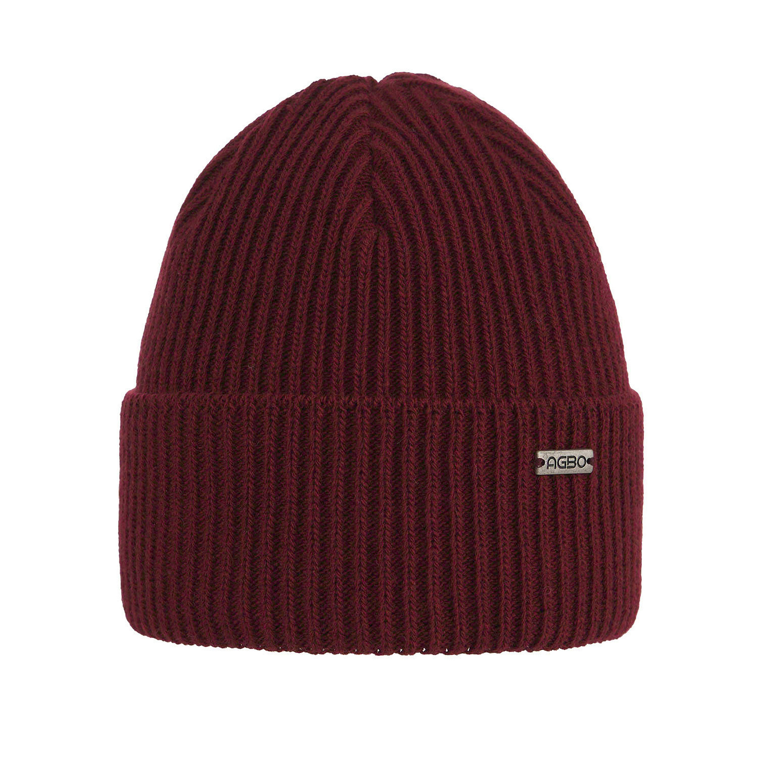 Bonnet d'hiver homme, bordo, Alkazar