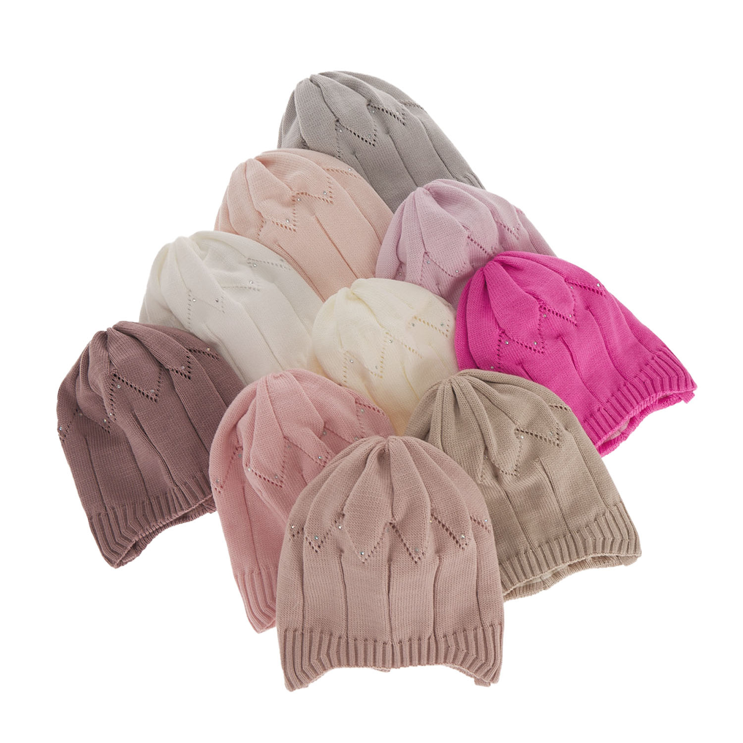 Bonnet automne/printemps fille, beige, avec liens, Mercja