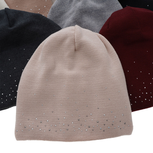 Dames wintermuts, Roze, Met merinowol, Minerwa