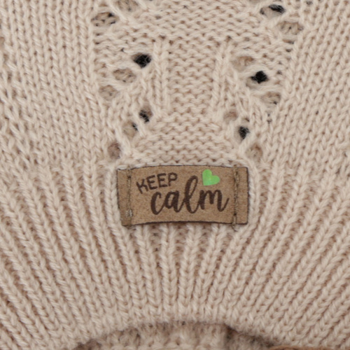 Meisjes herfst/lente beret, beige, Kevira