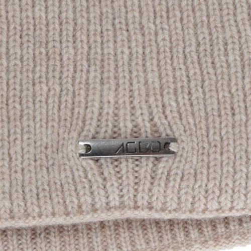 Dames herfst/winter muts, camel, met merinowol en kasjmier, Sindra