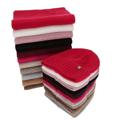 Dames winter set (muts en sjaal), zwart, Shasta