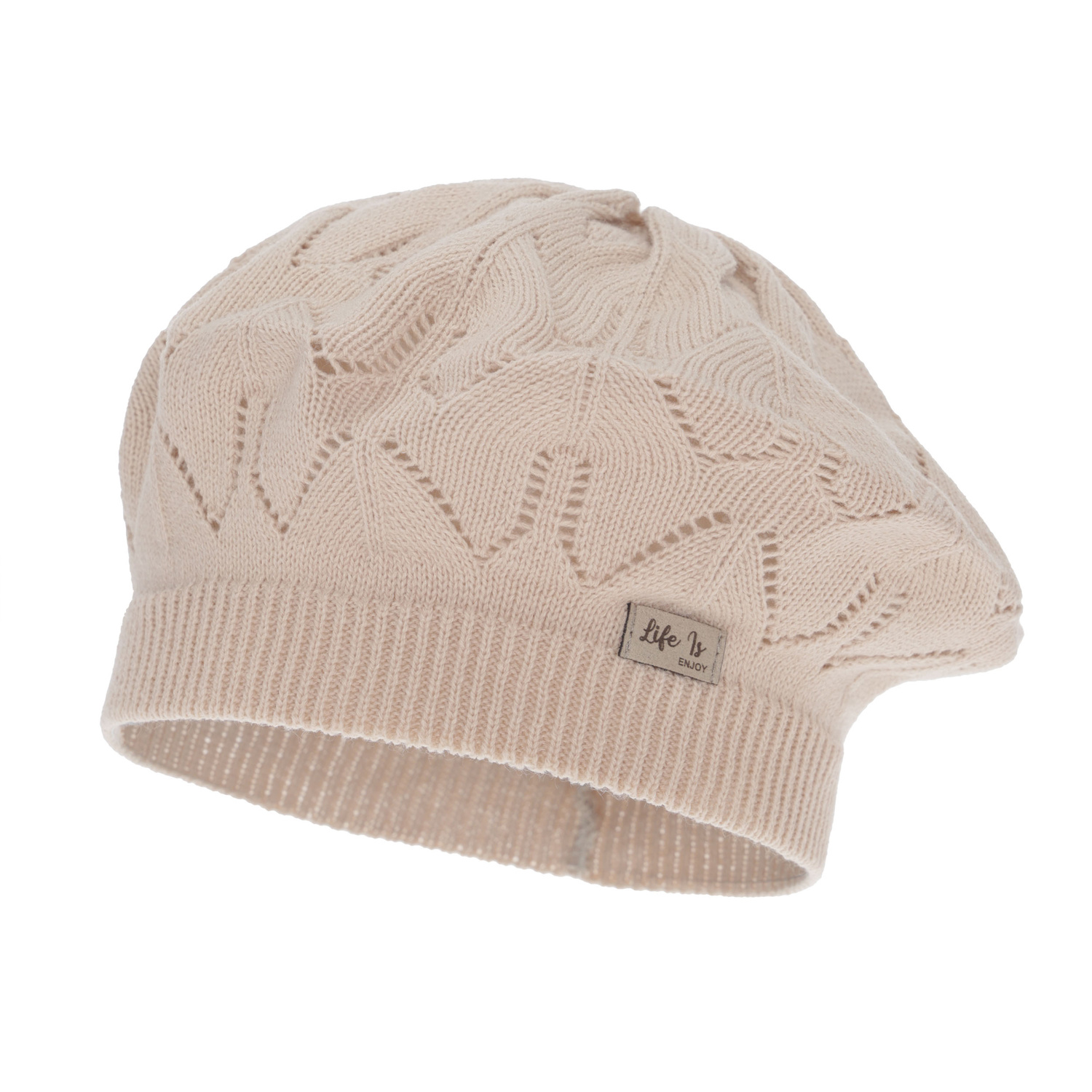 Meisjes herfst/lente beret, beige, Liveria