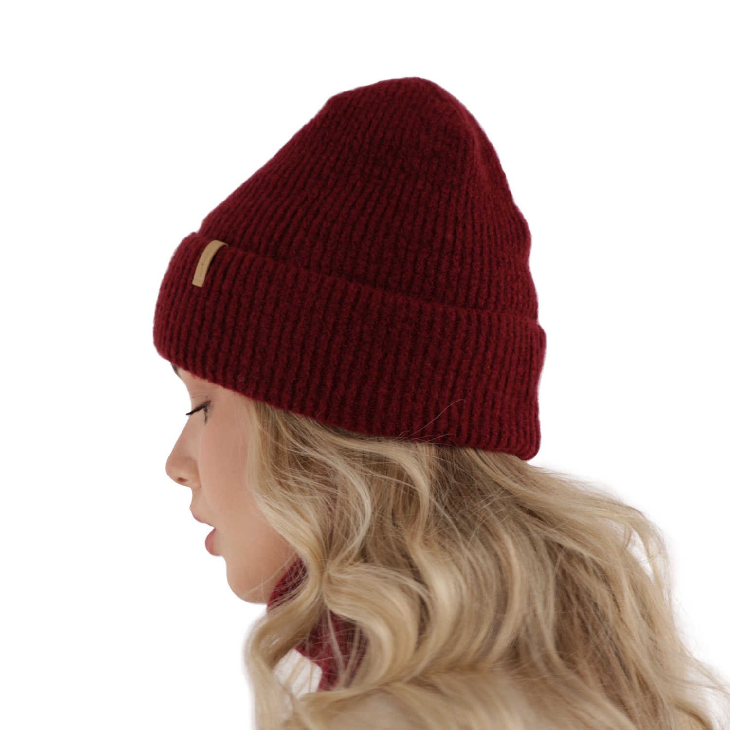 Ensemble d'hiver fille: bonnet et snood, rose, Edila