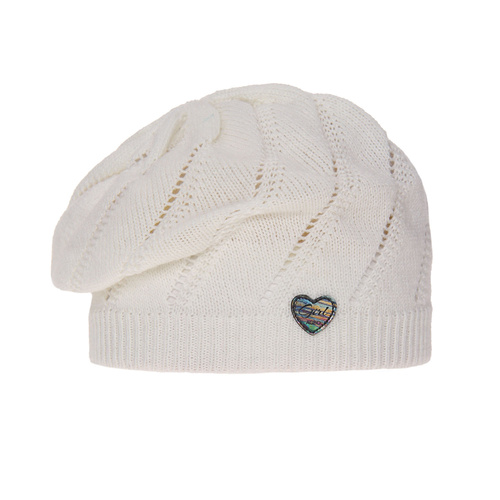 Meisjes herfst/lente muts, crème, ażurowy, Hilda