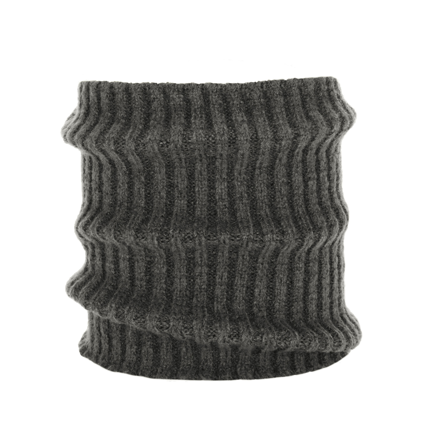 Snood d'hiver homme, gris, avec laine mérinos, Best