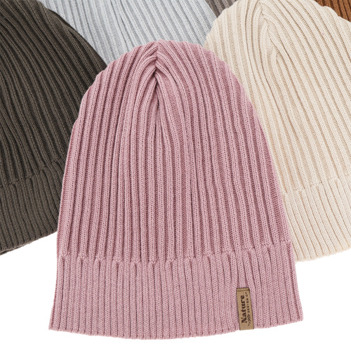 Dames muts voor lente, herfst, , met katoen, camel, Mirona