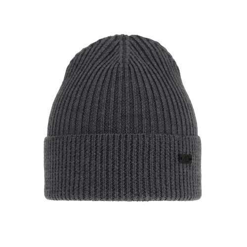 Bonnet d'hiver homme, gris, 100% Laine Mérinos Extrafine, Owen
