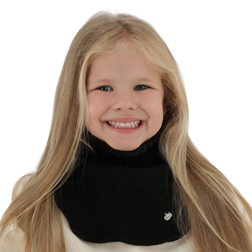 Meisjes winter muts, zwart, Pixi