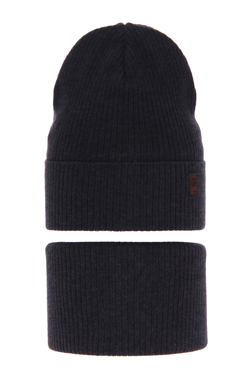 Jongens herfst/lente set muts en sjaal, met katoen, blauw, Dragon