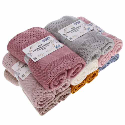 Bamboe katoenen deken voor baby, herfst/lente, grijs, delicaat, Domino