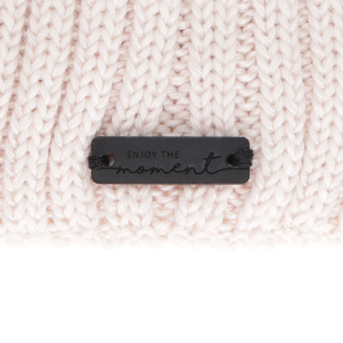 Dames wintermuts, donkerbeige, met merinowol, Soletta