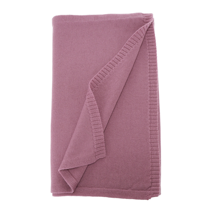 Dames wintersjaal, paars, 100% Merino Wol, Elonia