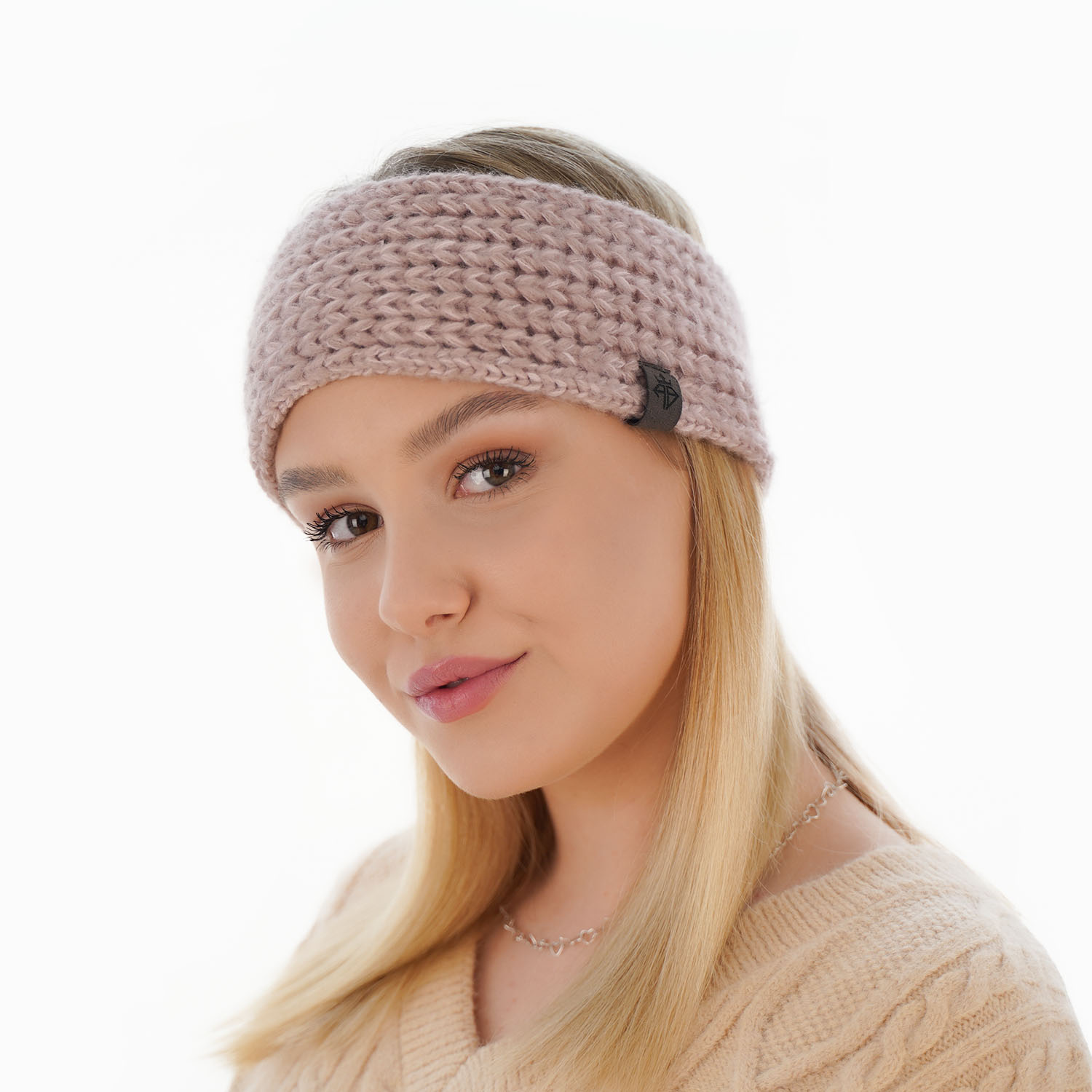 Dames winter hoofdband, zwart, Alexis