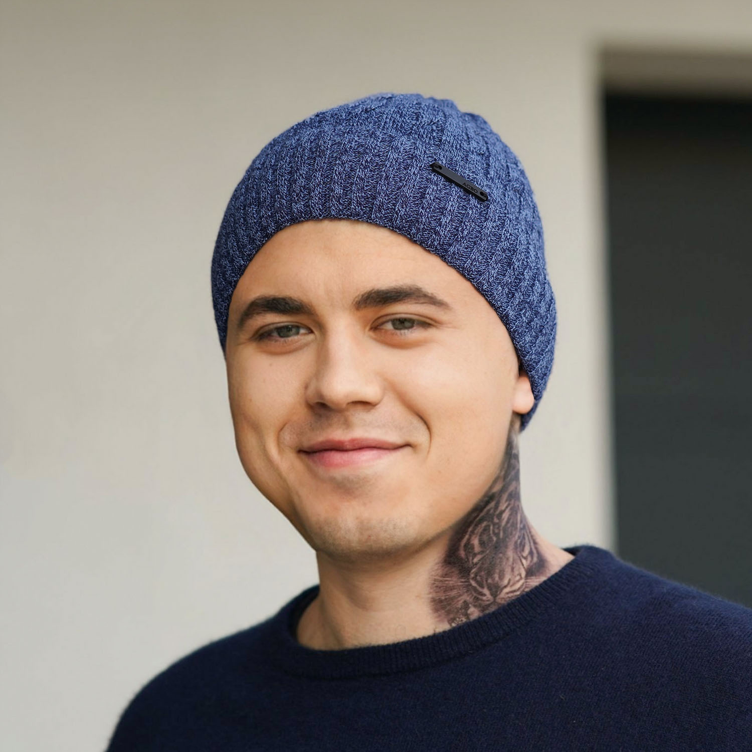 Heren wintermuts, donkergrijs, Mishel