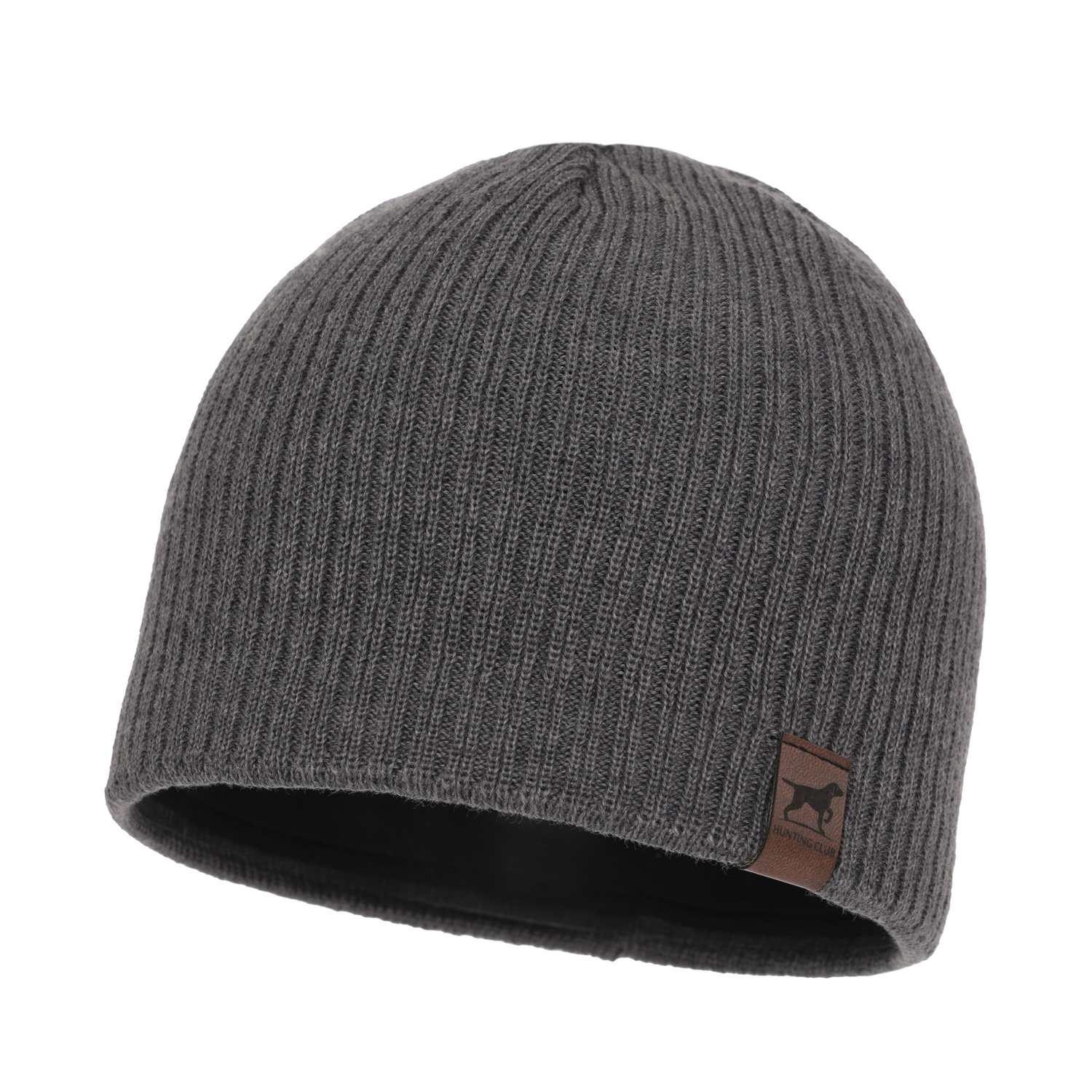 Heren wintermuts, grijs, met merinowol, Bird