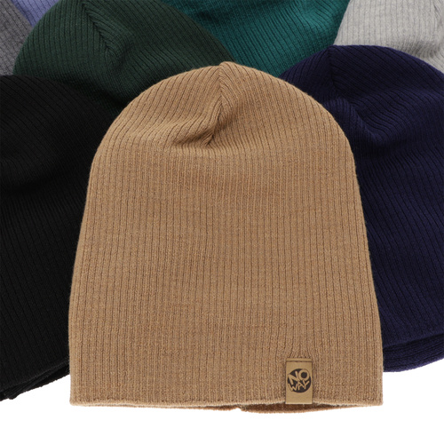 Ensemble automne/printemps garçon: bonnet et snood, camel, avec laine mérinos, Richi