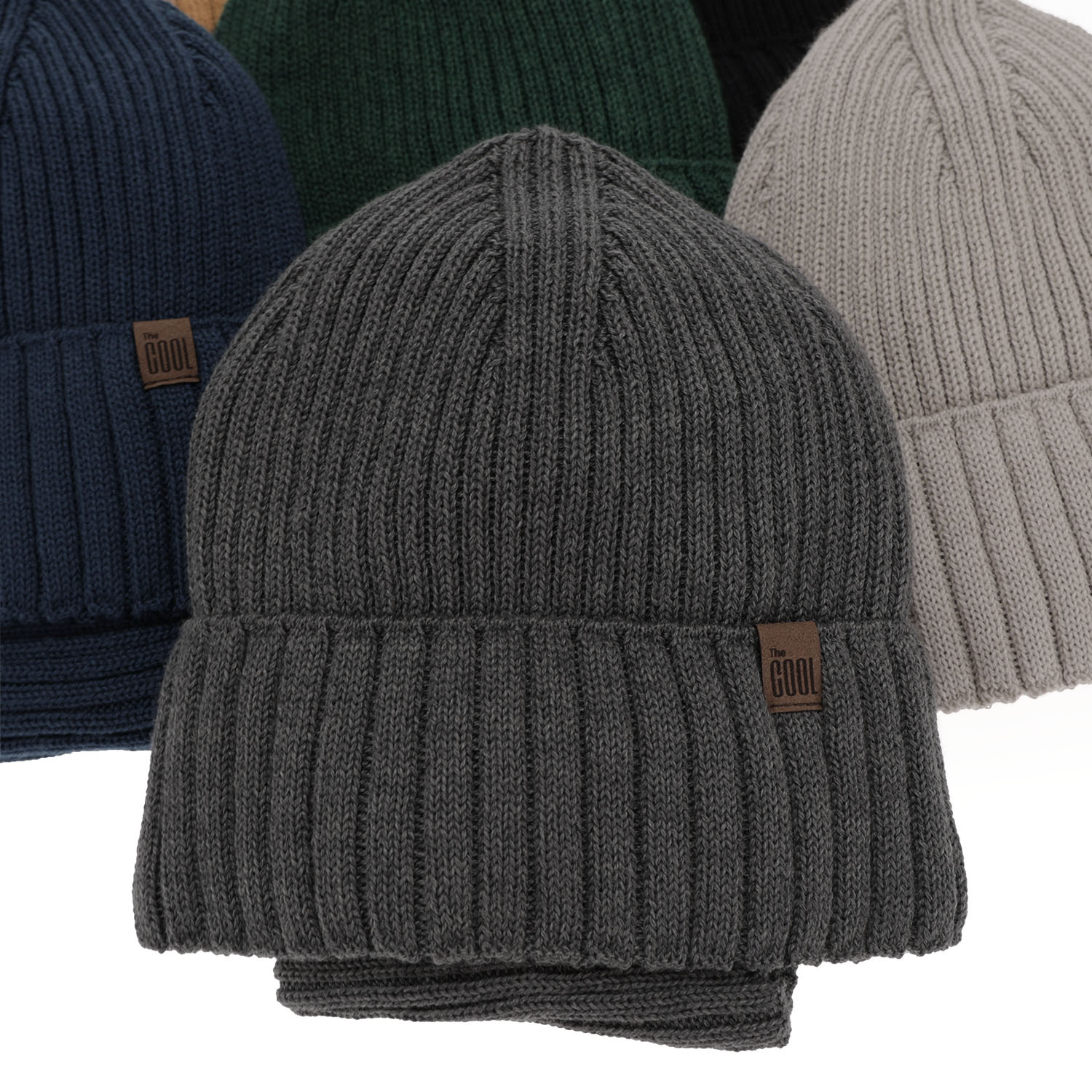 Ensemble d'hiver garçon: bonnet et snood, camel, avec laine mérinos, doublé de polaire, Metis