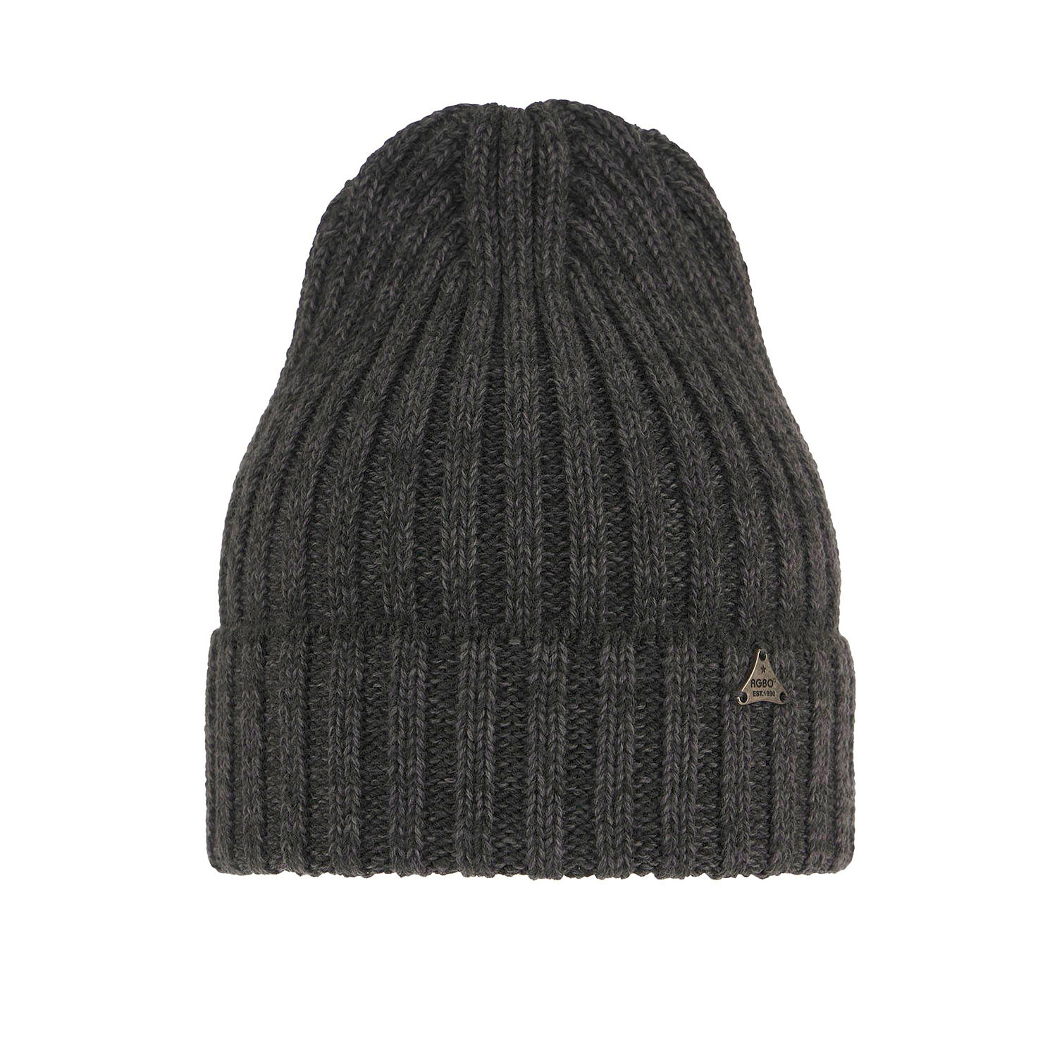 Bonnet d'hiver homme, gris, avec laine mérinos, Justin