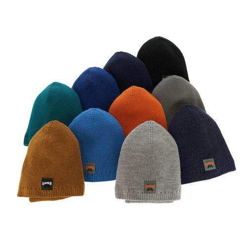 Ensemble d'hiver garçon: bonnet et snood, bleu marine, jeans, Gami