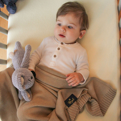 Bamboe-katoenen deken voor baby, herfst/lente, ceglasty, delikatny, Bing