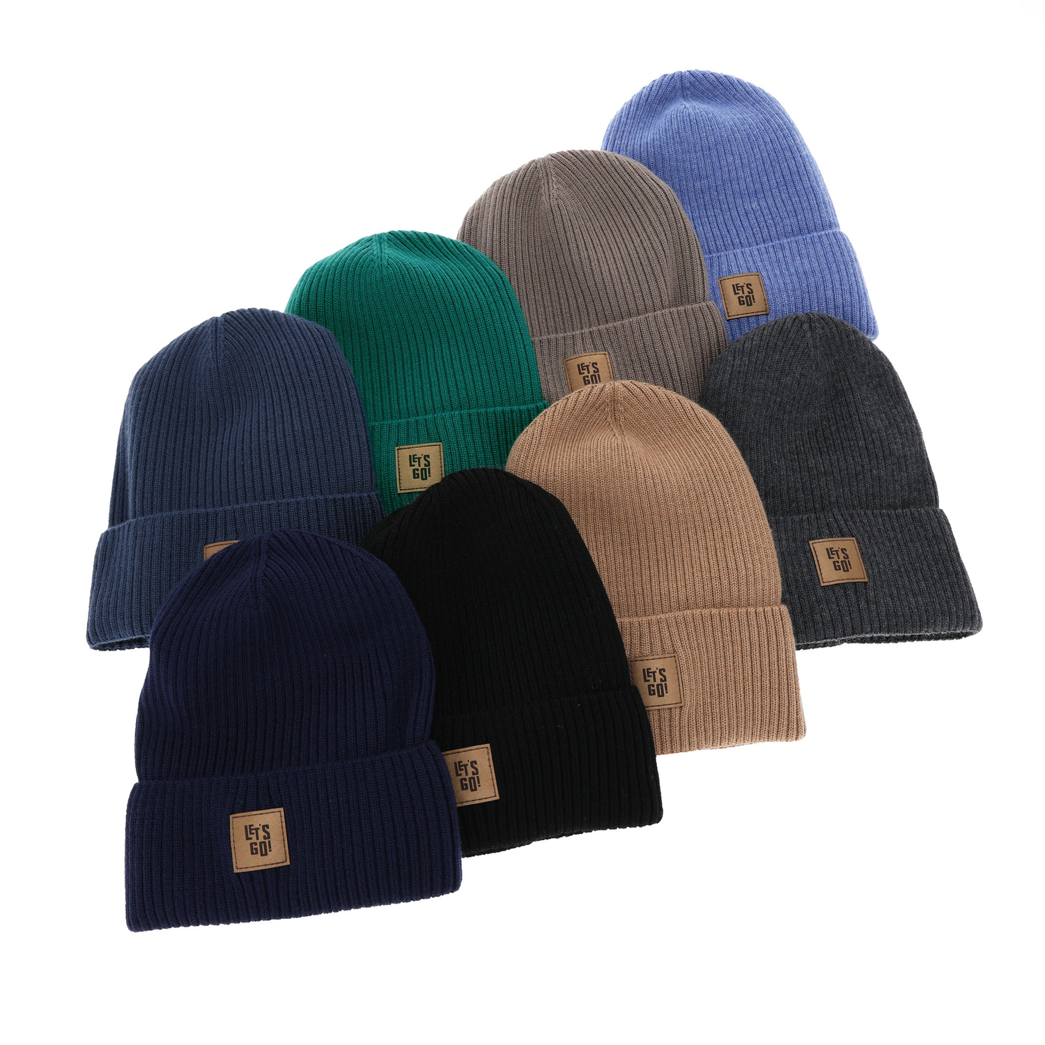 Ensemble automne/printemps garçon: bonnet et snood, camel, avec laine mérinos, Vanto