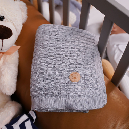 Bamboe deken voor baby, musztardowy, delikatny, Misio