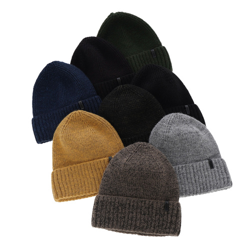 Heren wintermuts, bruin, met merinowol, Nori