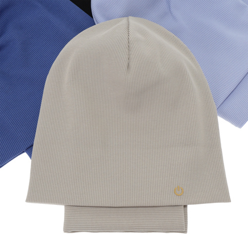 Jongens herfst/lente set (muts en buissjaal), katoen, blauw, Desider