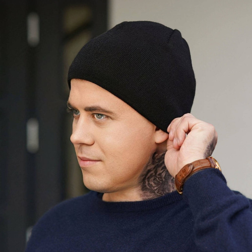 Heren wintermuts, marineblauw, Artysta