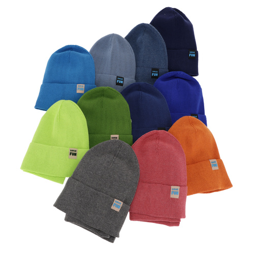 Ensemble automne/printemps garçon: bonnet et snood, met katoen, vert clair, Ottavio