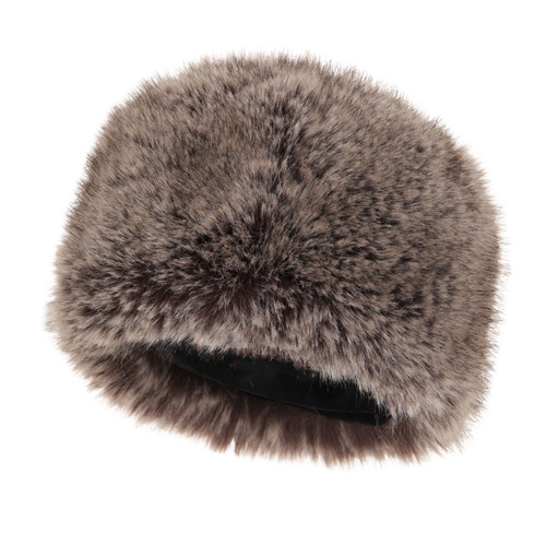 Bonnet d'hiver femme, beżowy, doublé de laine polaire, Holly