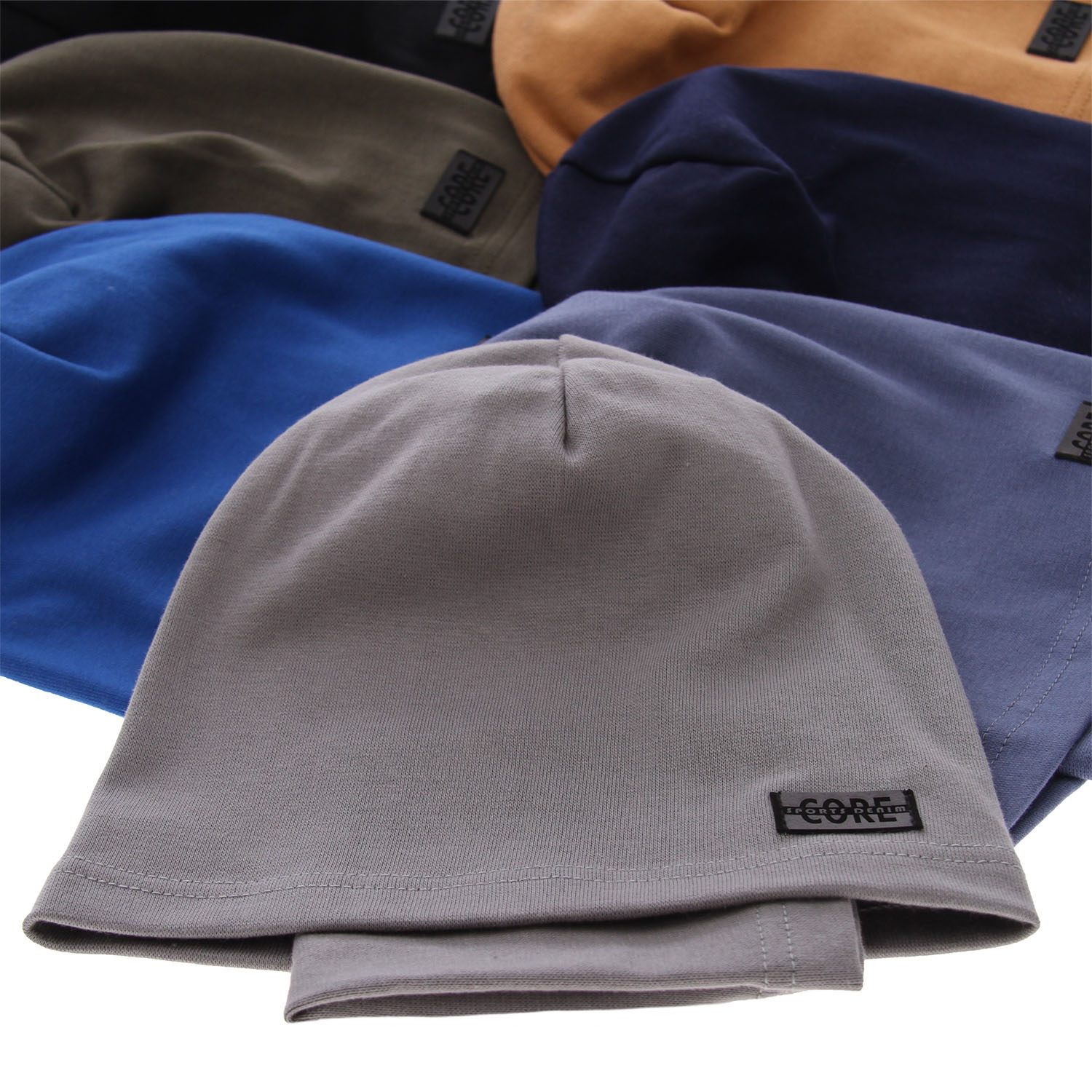 Jongens herfst/lente set muts en buissjaal, blauw, katoenen, Frizi